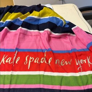 kate spade Multicolor Striped Scarf